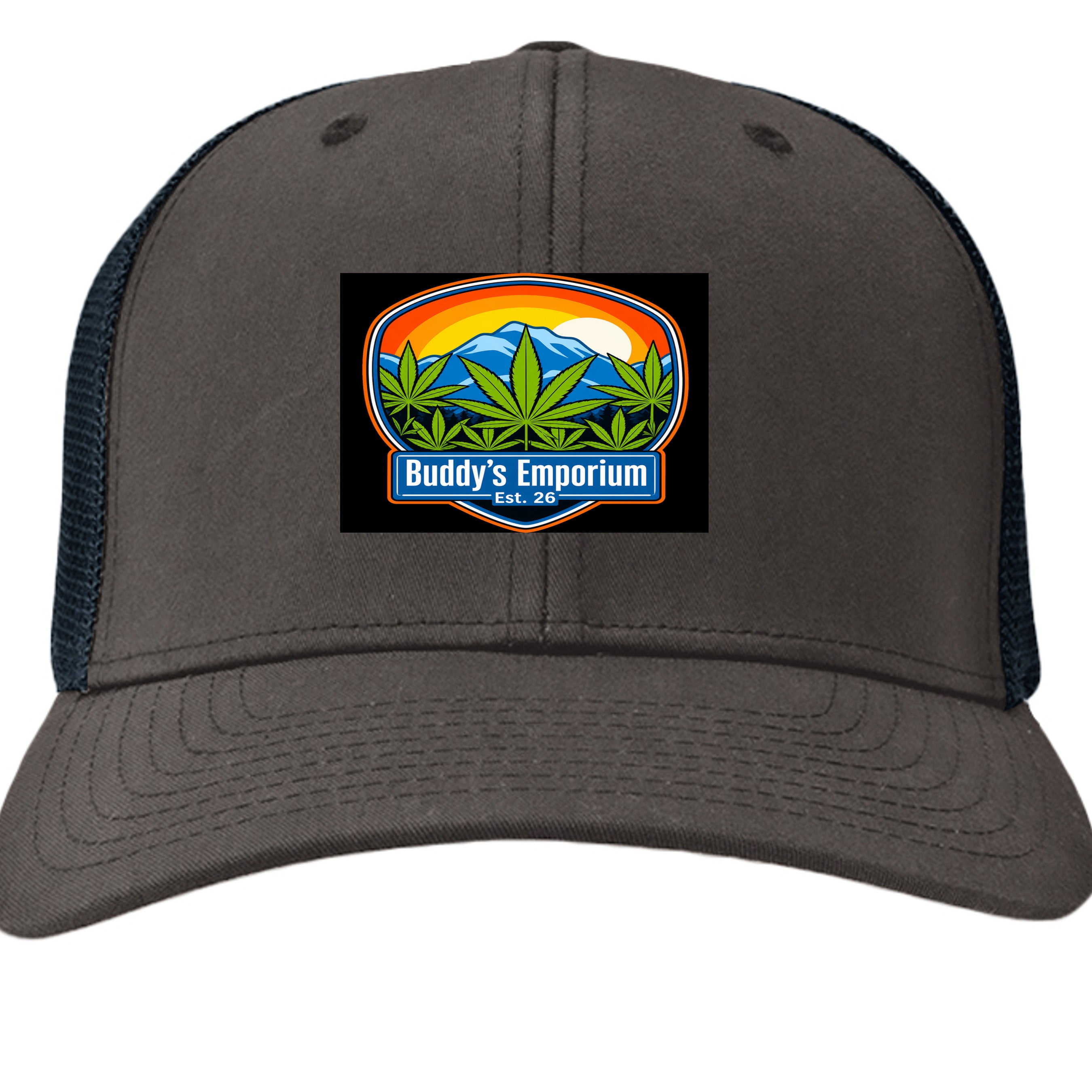 Charcoal/ Navy - 6511 - FRONT